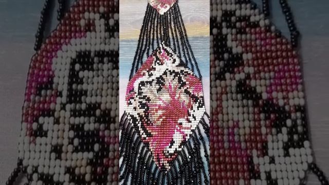 #200 Gerdan bead. Гердан из бисера смотреть онлайн