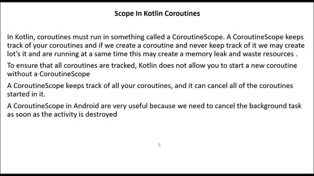 Kotlin | Coroutines | For Android Developer: Scope In Kotlin Coroutines смотреть онлайн