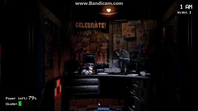 FiveNightsAtFreddys все смотрят на нас и звонит Golden Freddy ОМГ смотреть онлайн