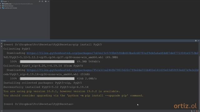 PyQt - Receta 2: Instalación de la Librería PyQt5 смотреть онлайн