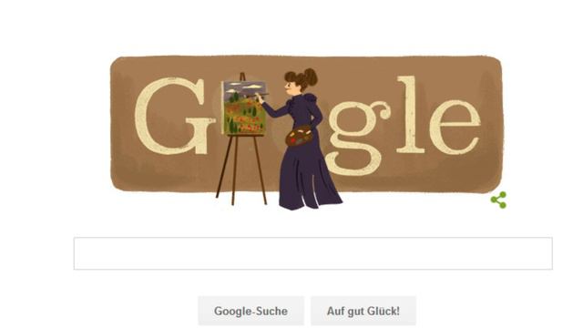 Nadežda Petrović’s 142nd Birthday - October 12 2015 - Google Doodle смотреть онлайн