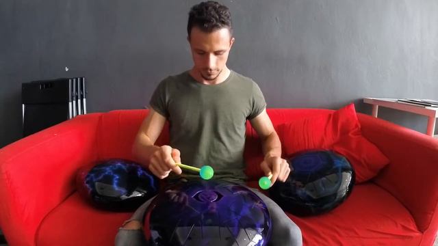 Глюкофон Двухсторонний 40 см INOY NEO DRUM смотреть онлайн