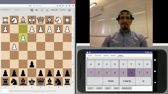 Accessible Virtual Keyboard - Playing chess with brain waves смотреть онлайн
