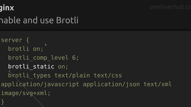 Enable and use Brotli смотреть онлайн