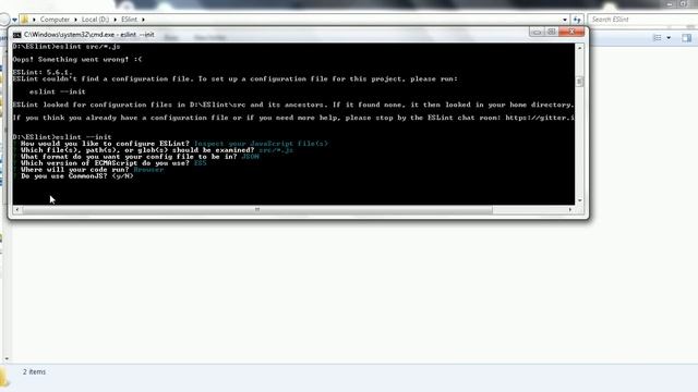 ESLint Installation - Session2 смотреть онлайн