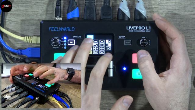FEELWORLD LIVEPRO L1 HDMI switcher with TFT screen - EASY LIVEstream 🇬🇧 смотреть онлайн