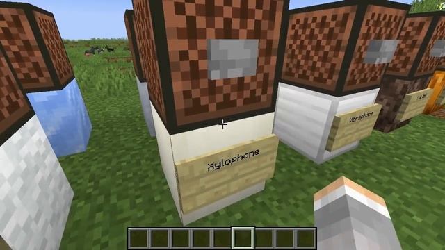 Every Note Block Sound And Their Blocks! MINECRAFT 1.16.5