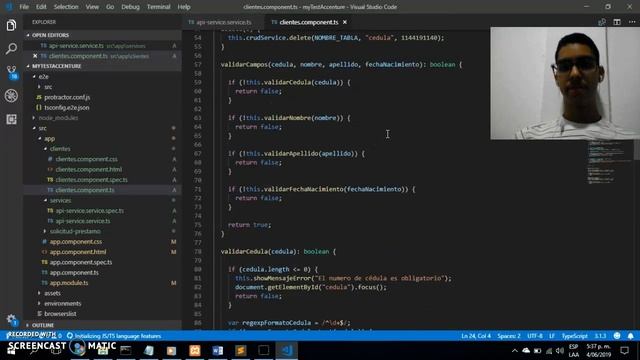 Video Test Acc David Cobo Angular 6 Front-End & PHP смотреть онлайн
