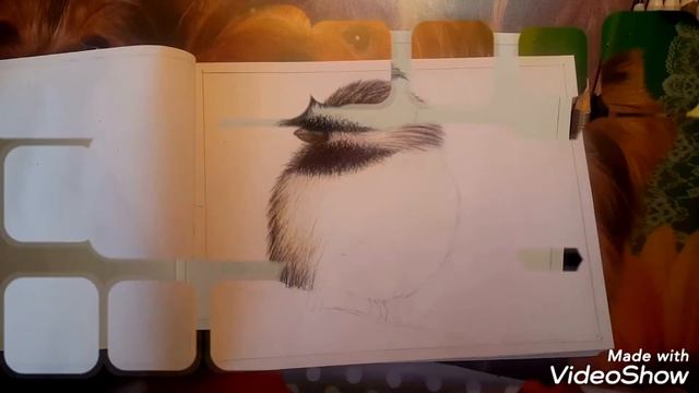 Skethbook / птенец цветными карандашами (60) смотреть онлайн