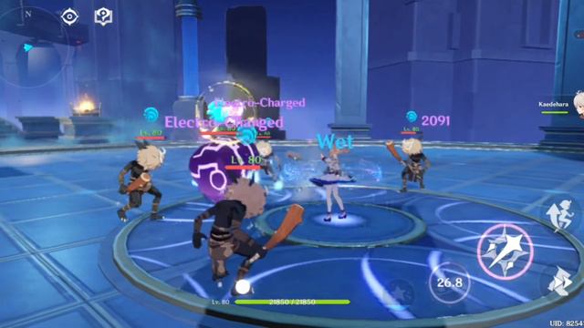 genshin impact gameplay test run heros Barbara & keedehara ( no copyright music) смотреть онлайн