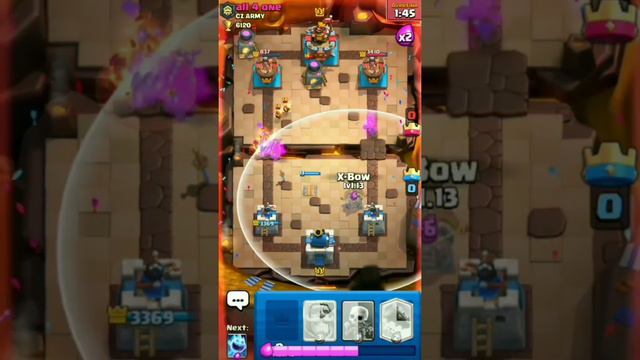 🏆6150+ | 3.0 X-Bow Cycle Gameplay | Champions League | Clash Royale смотреть онлайн