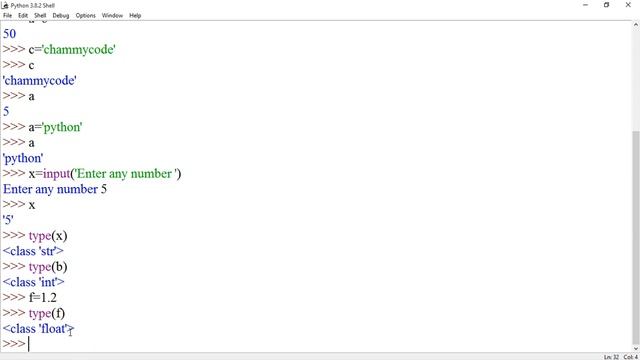 Introduction to dynamic typing, input(), print() and type() functions in our first python program смотреть онлайн