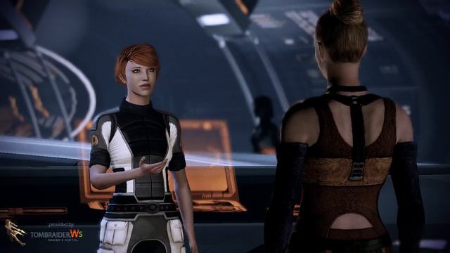 Romance - Yeoman Kelly Chambers [Mass Effect 2 Cutscene] смотреть онлайн