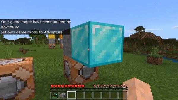 Minecraft Bedrock - How To Get Tools That Break Blocks & Blocks That Can Be Placed In Adventure Mod