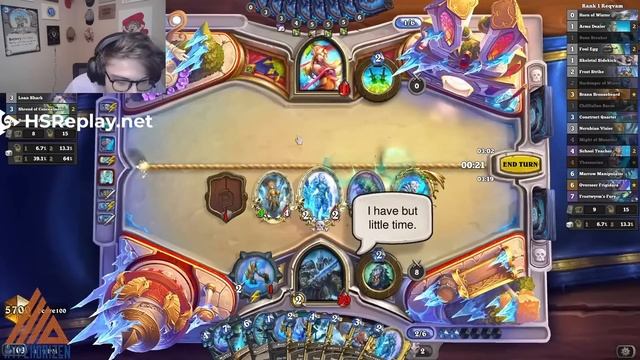 REQVAM's Rank 1 Deck Needs A Nerf - Frost DK - Hearthstone смотреть онлайн