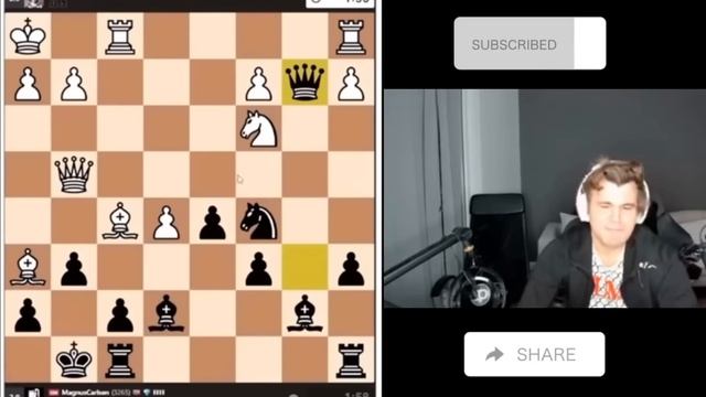 Magnus humiliates a 2400 rated opponent who offered him a draw смотреть онлайн