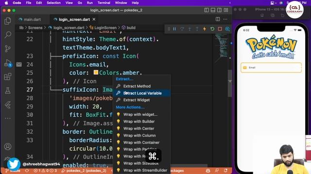EP - 01 Authentication UI | POKEDEX | Riverpod 2.0 | MVVM | FlutterFire смотреть онлайн