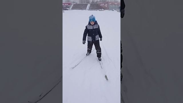 Коньковый лыжный ход для детей смотреть онлайн