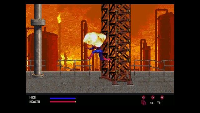 A Bunch of B-List Villains | The Amazing Spider-Man - Web of Fire (Sega 32X) FULL GAME Playthrough смотреть онлайн