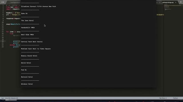 Scraping Hotel Listings from Booking.com using Python and Beautiful Soup | Proxies API смотреть онлайн