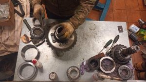 как перебрать задний редуктор МАЗ. часть-2