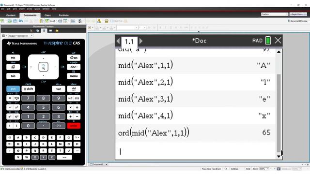 10 Minutes of Code with TI-Nspire | Text to Numbers - Extracting ASCII codes from Text смотреть онлайн