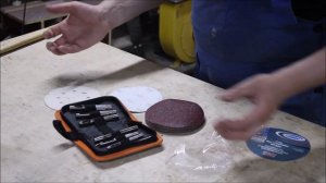 как пробить отверстие в шлифовальном наждачном диске