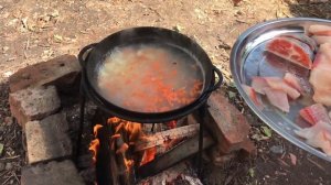 УХА ИЗ ФОРЕЛИ И ТИЛАПИИ В КАЗАНЕ!!!рецепт от Кирилла