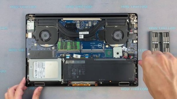 Замена аккумулятора для ноутбука dell latitude
