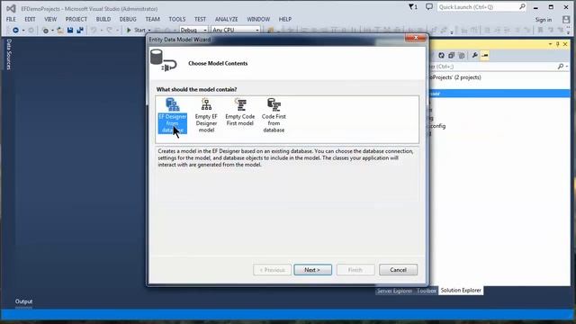 Creating a simple application with the Entity Framework смотреть онлайн