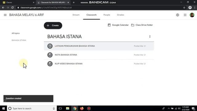 TUTORIAL 3 SOALANLATIHAN GOOGLE CLASSROOM смотреть онлайн