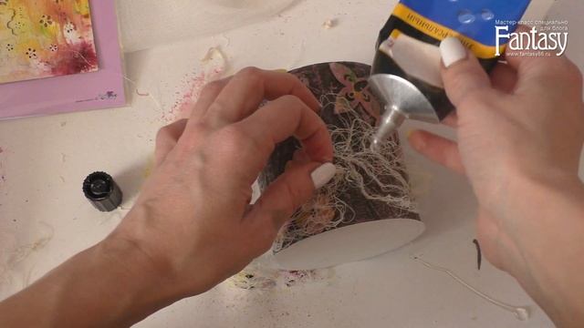 DIY Мастер-класс "Декоративный пень-карандашница"/tutorial/ Decorative pencil stand/ микс-медиа смотреть онлайн