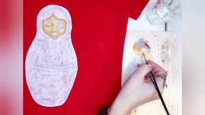 РОСПИСЬ НА ОДЕЖДЕ. Как нанести рисунок на одежду своими руками. #Gindylla