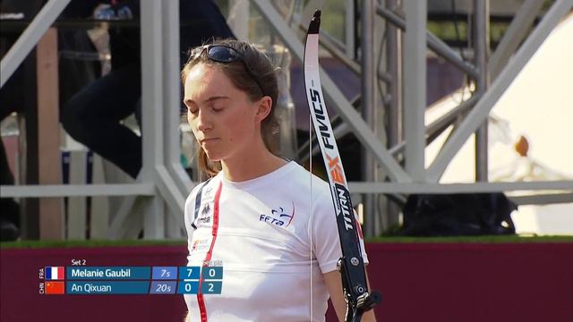 Mélanie Gaubil v An Qixuan – recurve women quarterfinal | Moscow 2019 World Cup Final смотреть онлайн