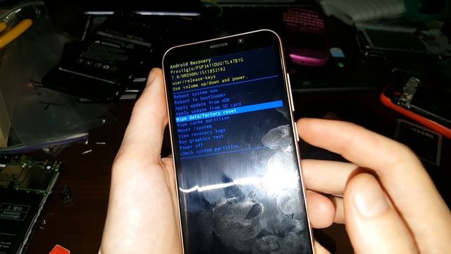 Prestigio 3471 Wize Q3 hard reset сброс настроек графический ключ пароль зависает тормозит висит смотреть онлайн