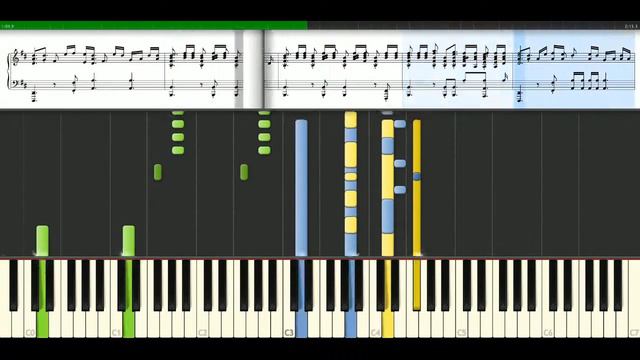 Aerosmith - Living On The Edge [Piano Tutorial] Synthesia