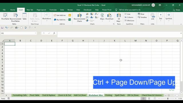 Top Excel Keyboard Shortcut Keys || എക്സൽ മലയാളം || Part 2 смотреть онлайн