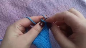 Один из вариантов кромки для бактуса, шарфа, палантина