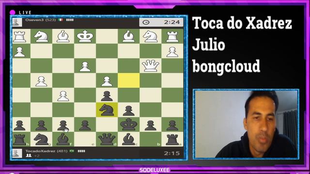 Abertura Bongcloud e estreia da conta oficial da Toca do Xadrez no Chess.com смотреть онлайн