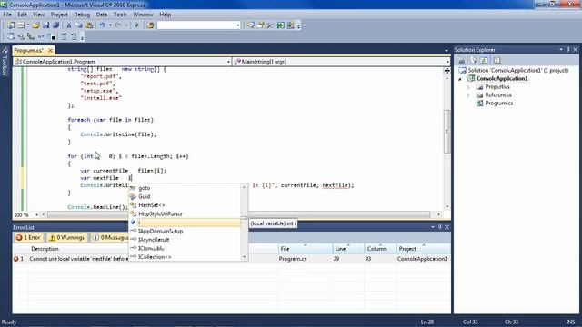 C#: Iteration Statements: foreach, for, while, do/while смотреть онлайн