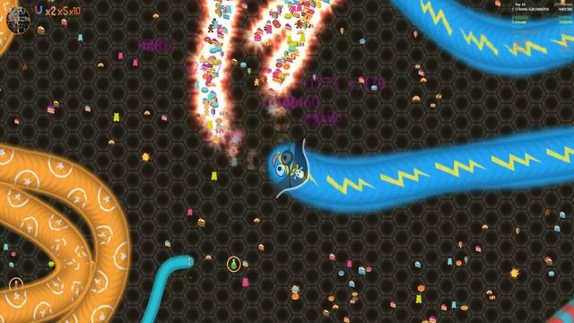 WORMATE - Безумный Червяк Игра клон SLITHER IO И WORMAX IO 7