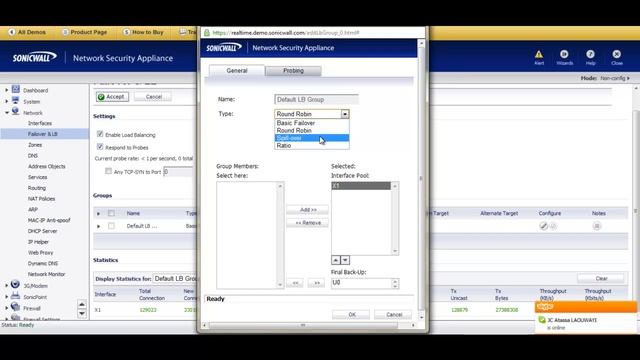 SonicWall Failover and LoadBalancing Configuration смотреть онлайн
