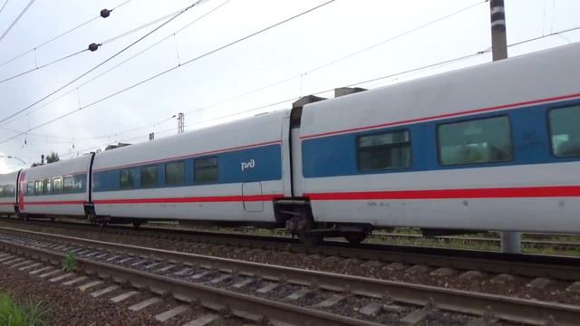 Электровоз ЭП20-004 со скоростным поездом "Стриж" №706 "Москва - Нижний Новгород" смотреть онлайн