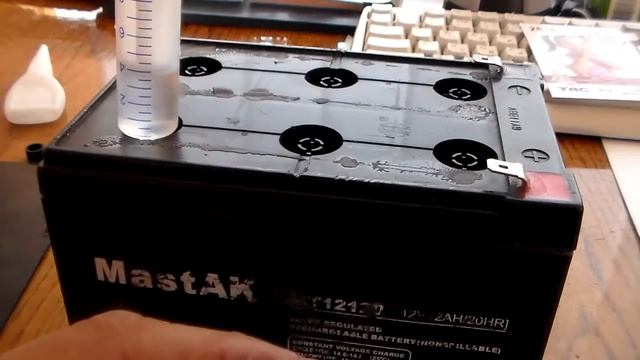 Восстановление аккумуляторов типа 12В 12 Ач