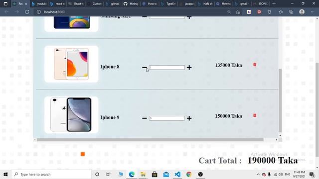 Shopping Cart | React смотреть онлайн