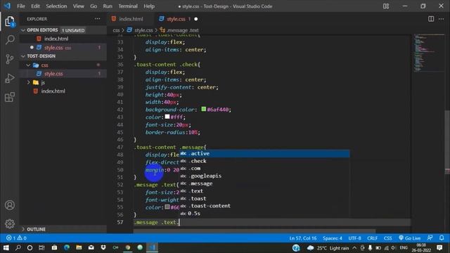 Best Toast Design By HTML CSS And JavaScript | With Animation смотреть онлайн