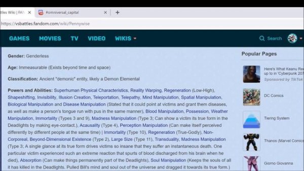 Vs Battles Wiki Strikes Back !!! (More Wank)