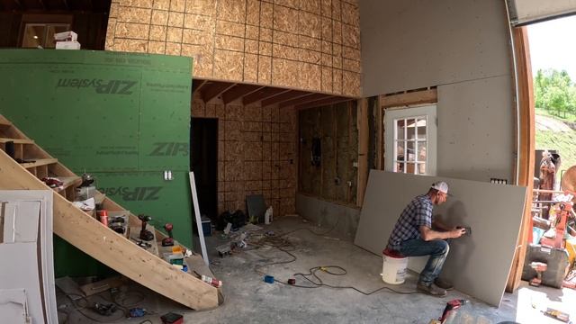 All Drywall Hung In Shop! (Loft Included!) Cummins Plow Truck Is Ready For Summer! смотреть онлайн