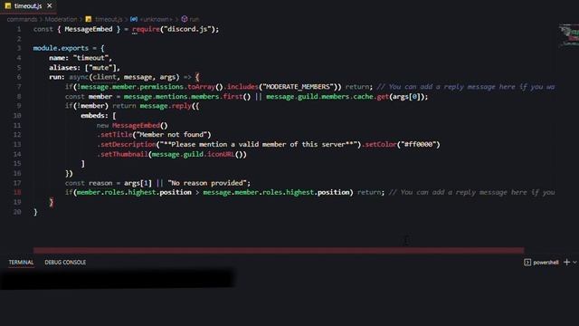 Timeout [#2] | Discord.js V13 Timeout Command смотреть онлайн