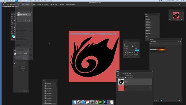 Modifying spiral shapes in Photoshop using direct selection tool (Intermediate) tutorial смотреть онлайн